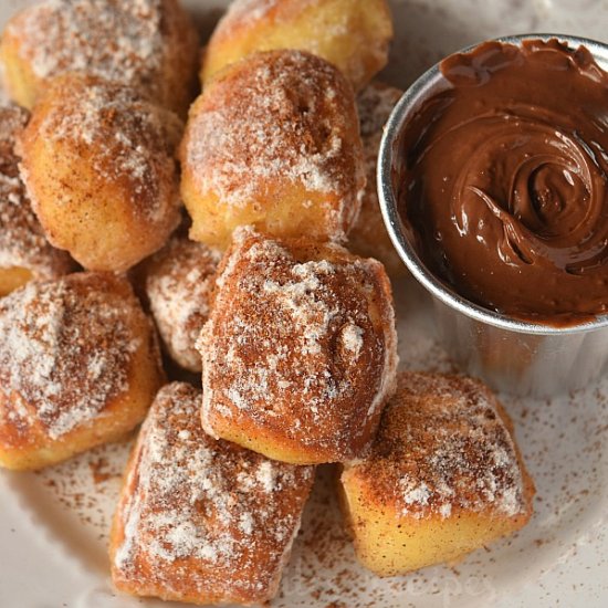 Cinnamon Sugar Soft Pretzel Bites