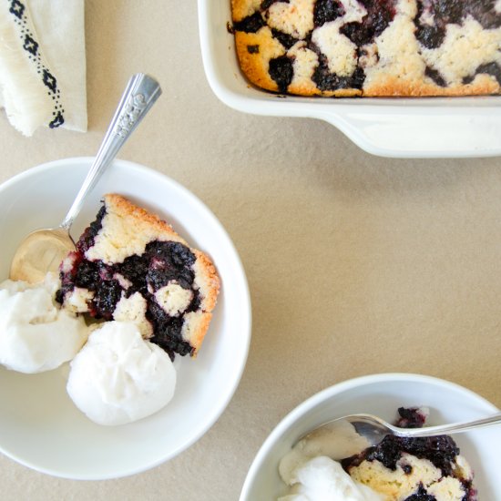 Vegan Blackberry Cobbler