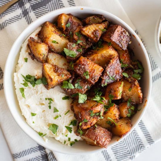 Sweet and Spicy Roasted Potatoes