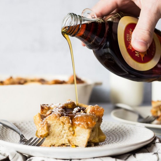 Pecan Apple French Toast Casserole