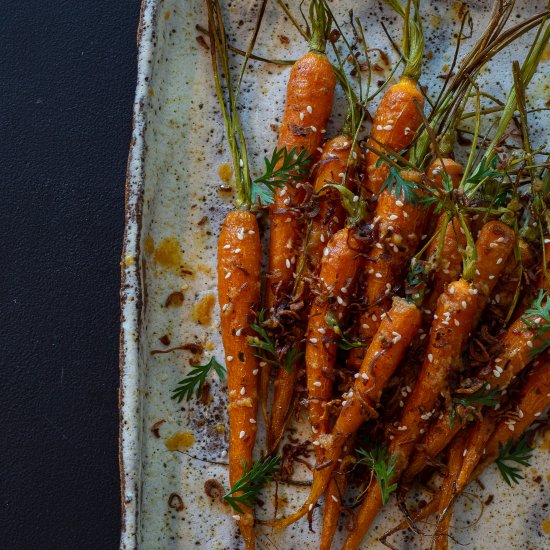 Miso Maple Carrots