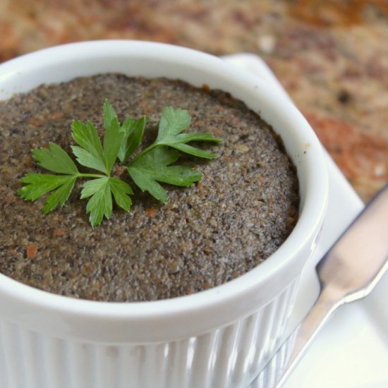 vegetarian mushroom pâté