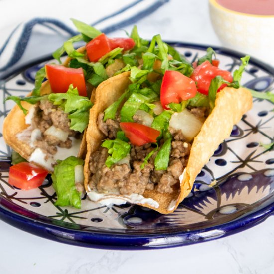 Mexican Picadillo Tacos