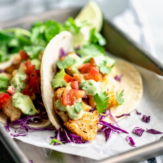 Cod Fish Tacos