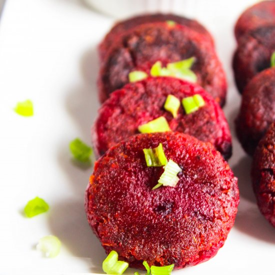 Beetroot kebabs