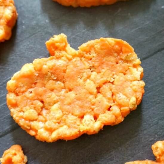 Pumpkin Rice Krispie Treats