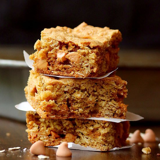 Butterscotch Oatmeal Bars