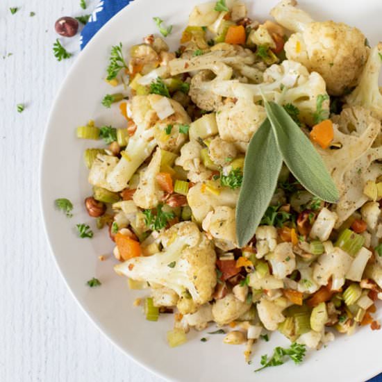 Cauliflower Salad with Apricots