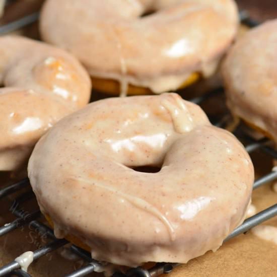 Glazed Pumpkin Donuts!