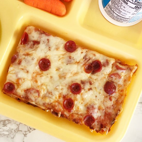 School Lunch Pizza!