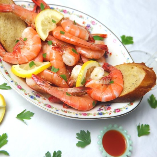 Baked Shrimp with Italian Dressing