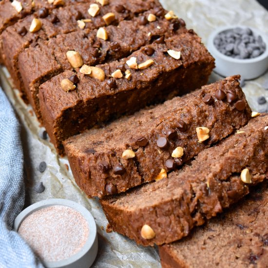 Peanut Butter Banana Bread