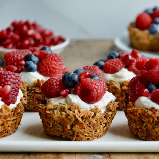 Muffin Tin Granola Cups