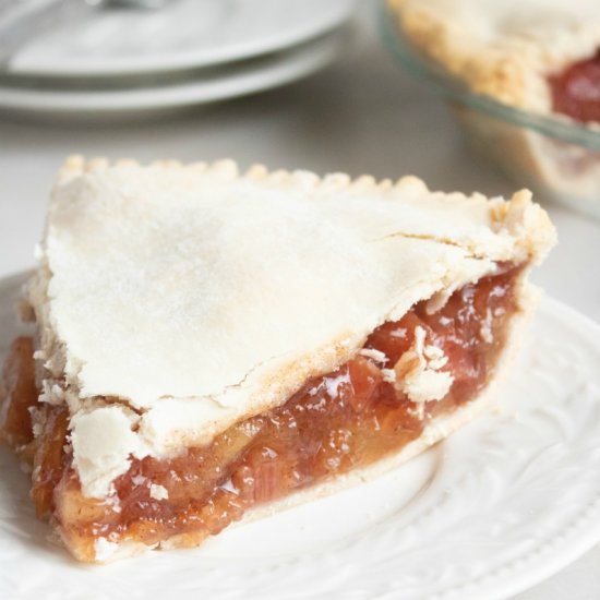 Apple Rhubarb Pie Recipe