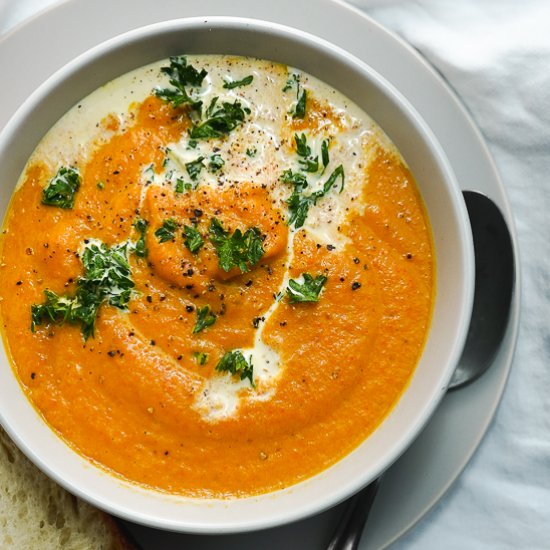 Carrot Pumpkin Apple Soup