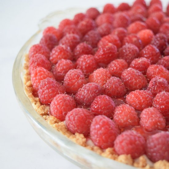 Raspberry Cream Pie