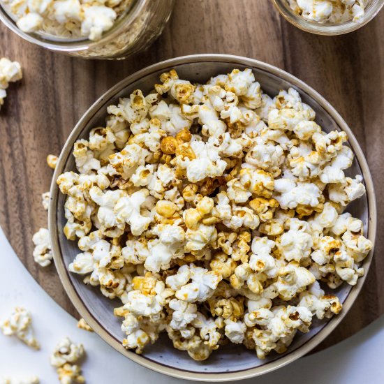 vegan maple kettle corn