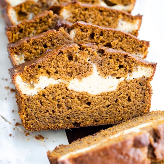 Pumpkin Cream Cheese Bread