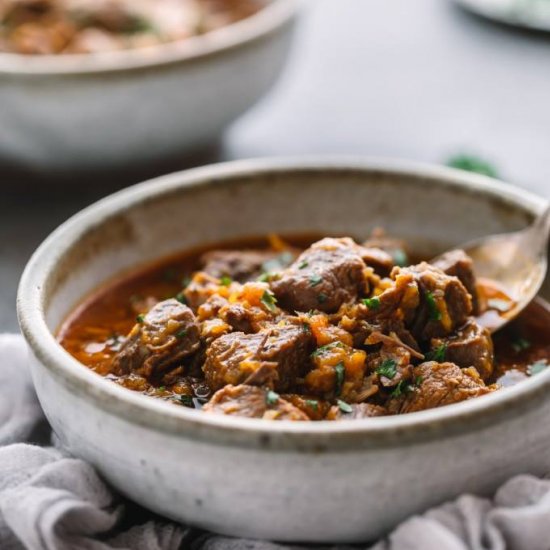 Instant Pot Lamb Stew