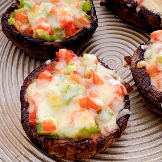 Pizza Stuffed Mushrooms