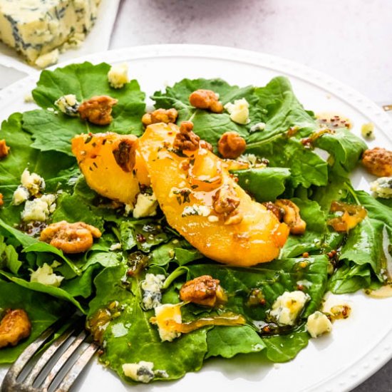 Caramelized Pear Gorgonzola Salad