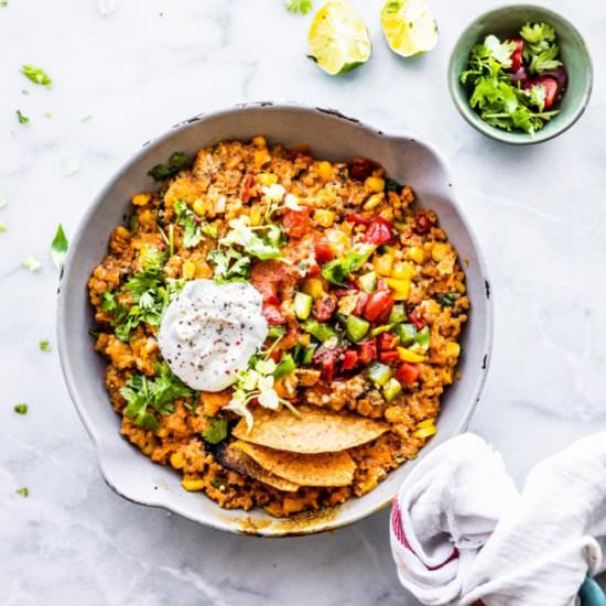 Mexican Quinoa Skillet Dinner