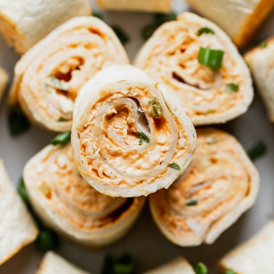 Buffalo Chicken Pinwheels