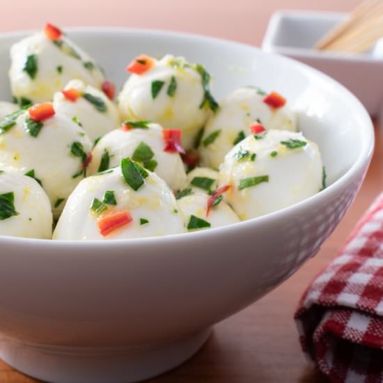 Marinated Mozzarella Balls