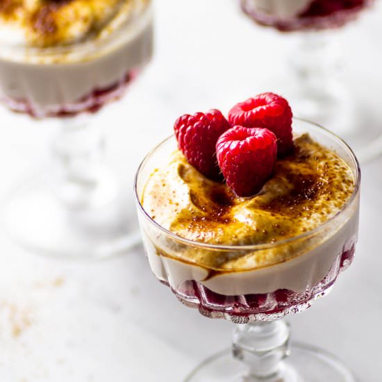 Raspberry Cream Dessert (dairy-free)