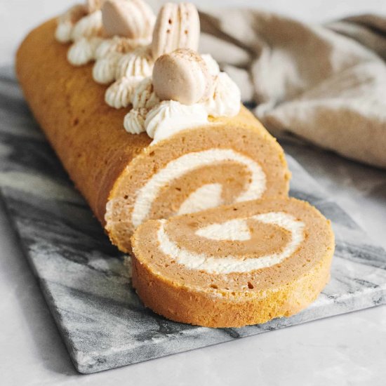 Pumpkin Swiss Roll