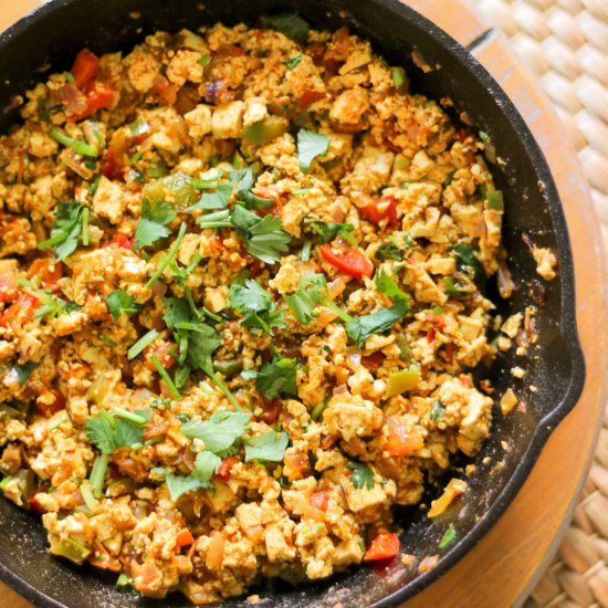 Vegan Scrambled Tofu