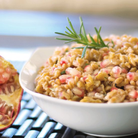 Farro Salad with Pomegranate