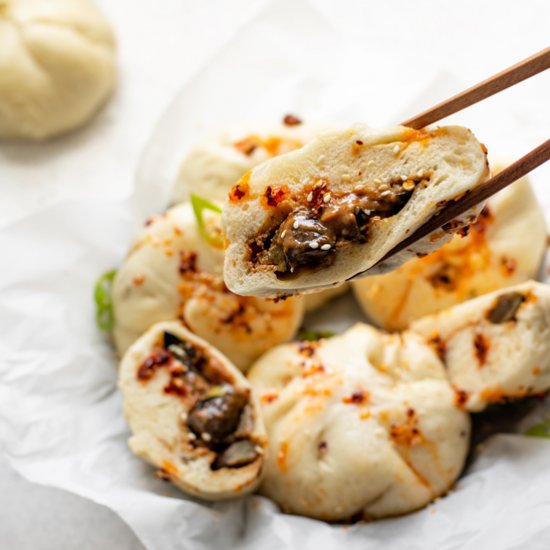 Hoisin Eggplant Bao