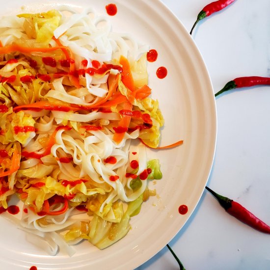 Spicy Cabbage And Carrot Stir Fry