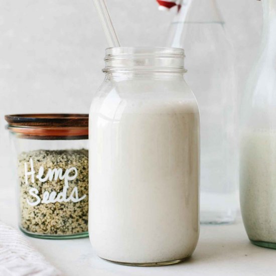 Homemade Hemp Milk