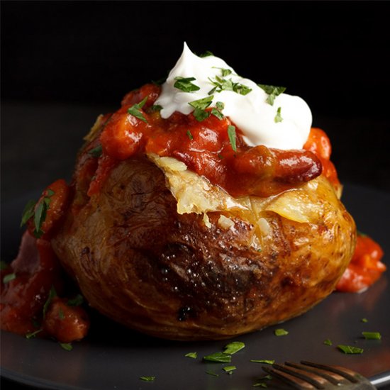 Slow Cooker Jacket Potatoes