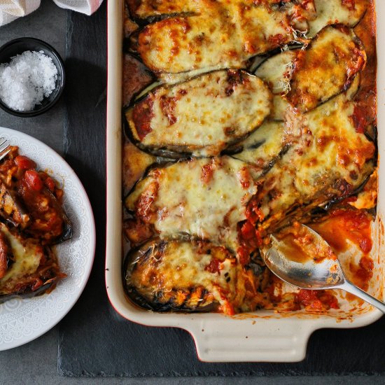 Aubergine parmigiana