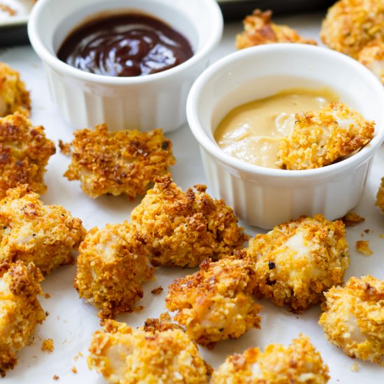 Baked Popcorn Chicken