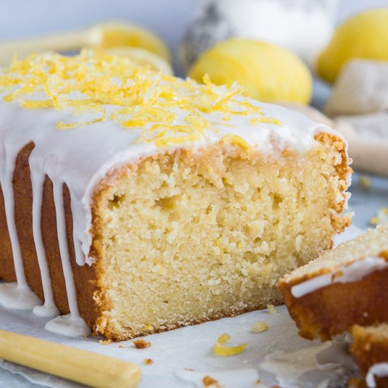 Vegan Lemon Drizzle Cake