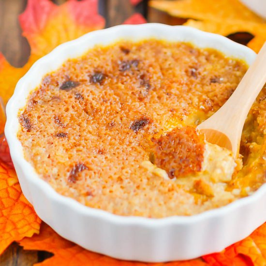 Pumpkin Crème Brûlée