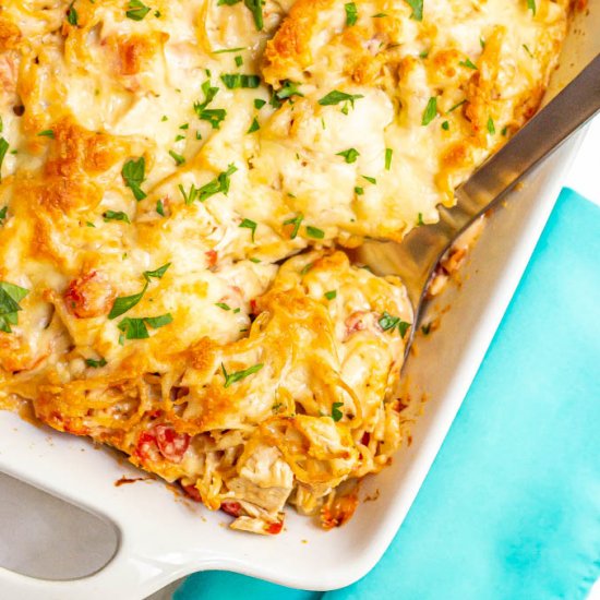 Baked Chicken Spaghetti