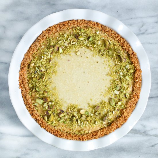 Pistachio and Mascarpone Pie