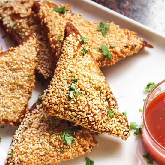 Vegetarian Sesame Toast