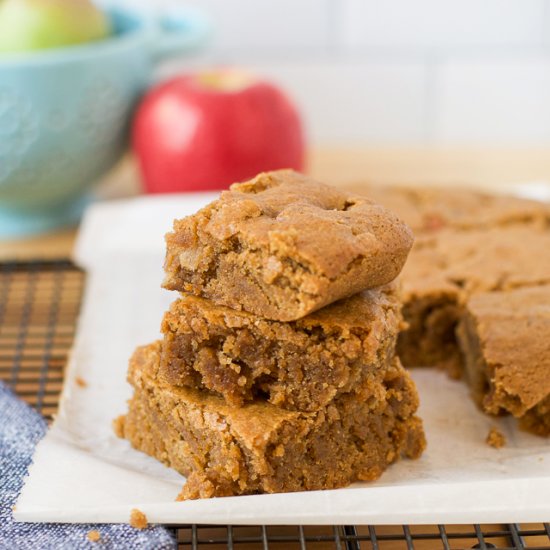 Gluten Free Apple Blondies