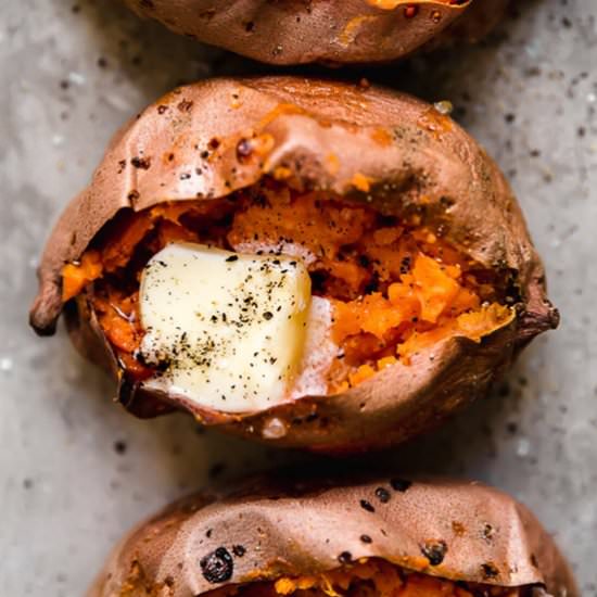 How To Bake Sweet Potatoes