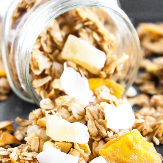 Homemade Tropical Granola