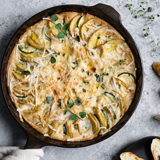 Potato and Zucchini Gratin