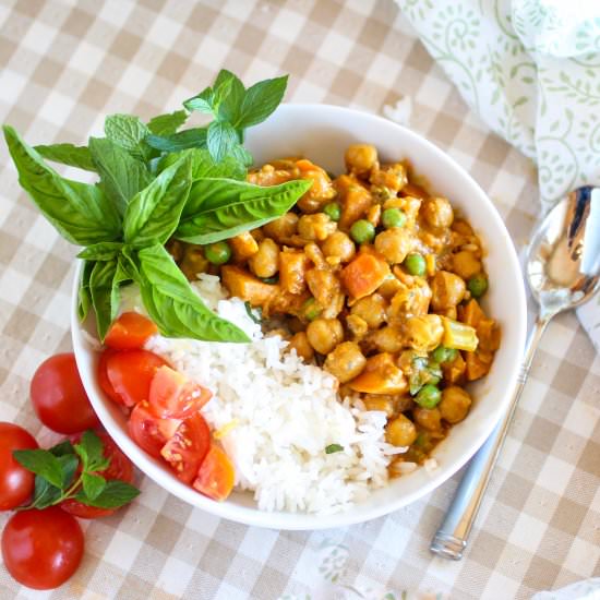 Sweet Potato and Chickpea Curry