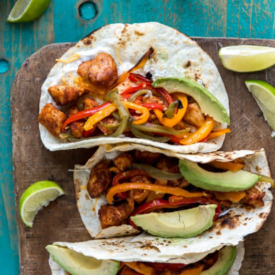 Sheet Pan Chicken Fajitas