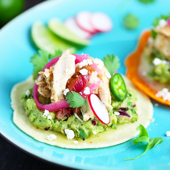 Grain-Free Chicken Tostadas